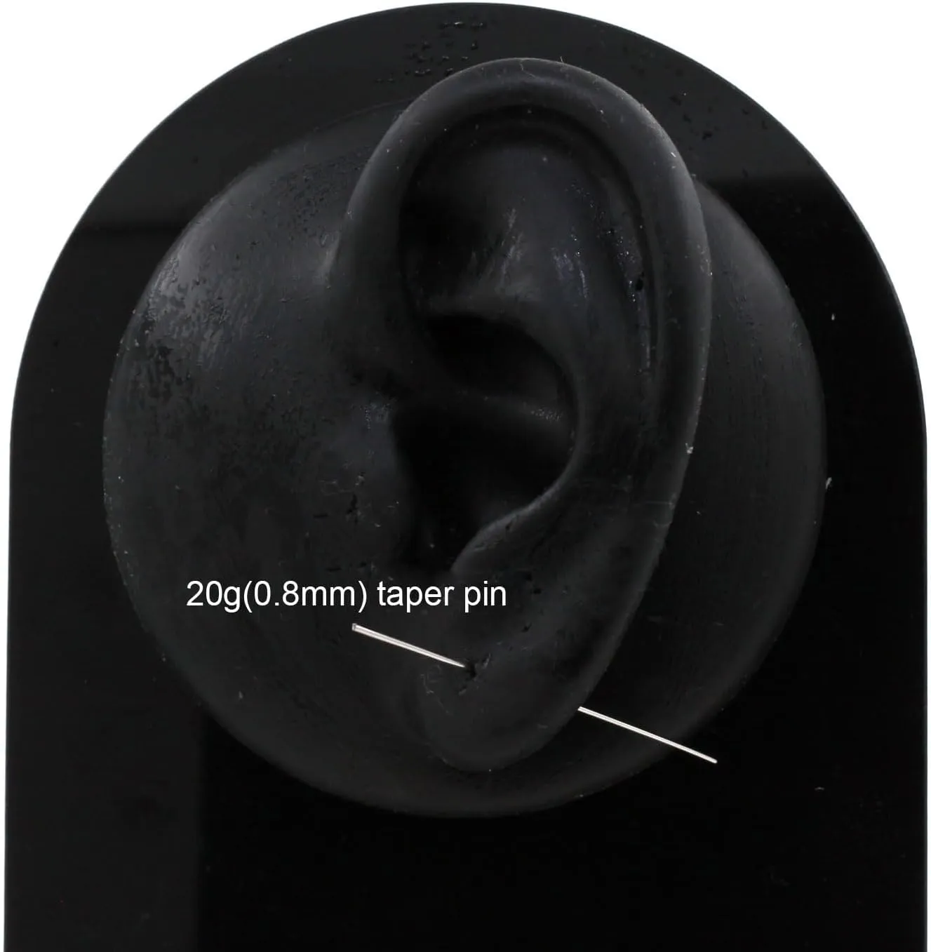 22G/20G/18G/16G/14G/12G/10G/8G/6G/4G/2G/0G/00G 316L Steel Taper Insertion Pin for Ear/Nose/Navel/Nipple/Lip/Eyebrow Stretcher, Body Piercing Stretching Kit Assistant Tool