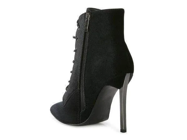 Bornsta Velvet High Heeled Velvet Boots