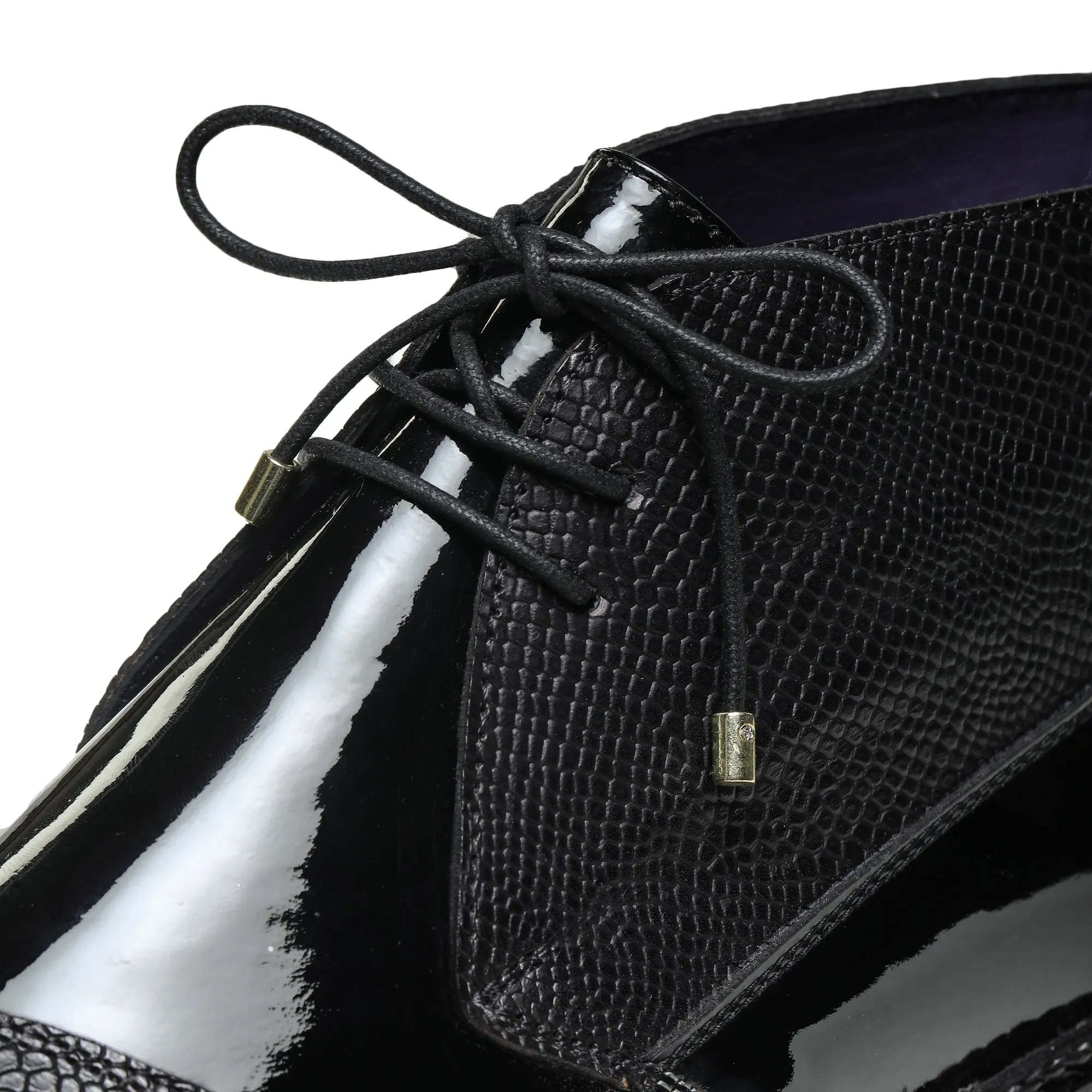 Classic Chukka Boot- Patent Black