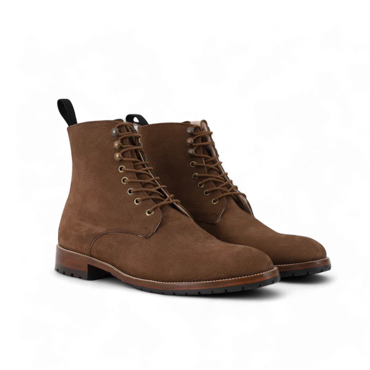 Combat Boots Classique – Nubuck Caramel - Yanni.