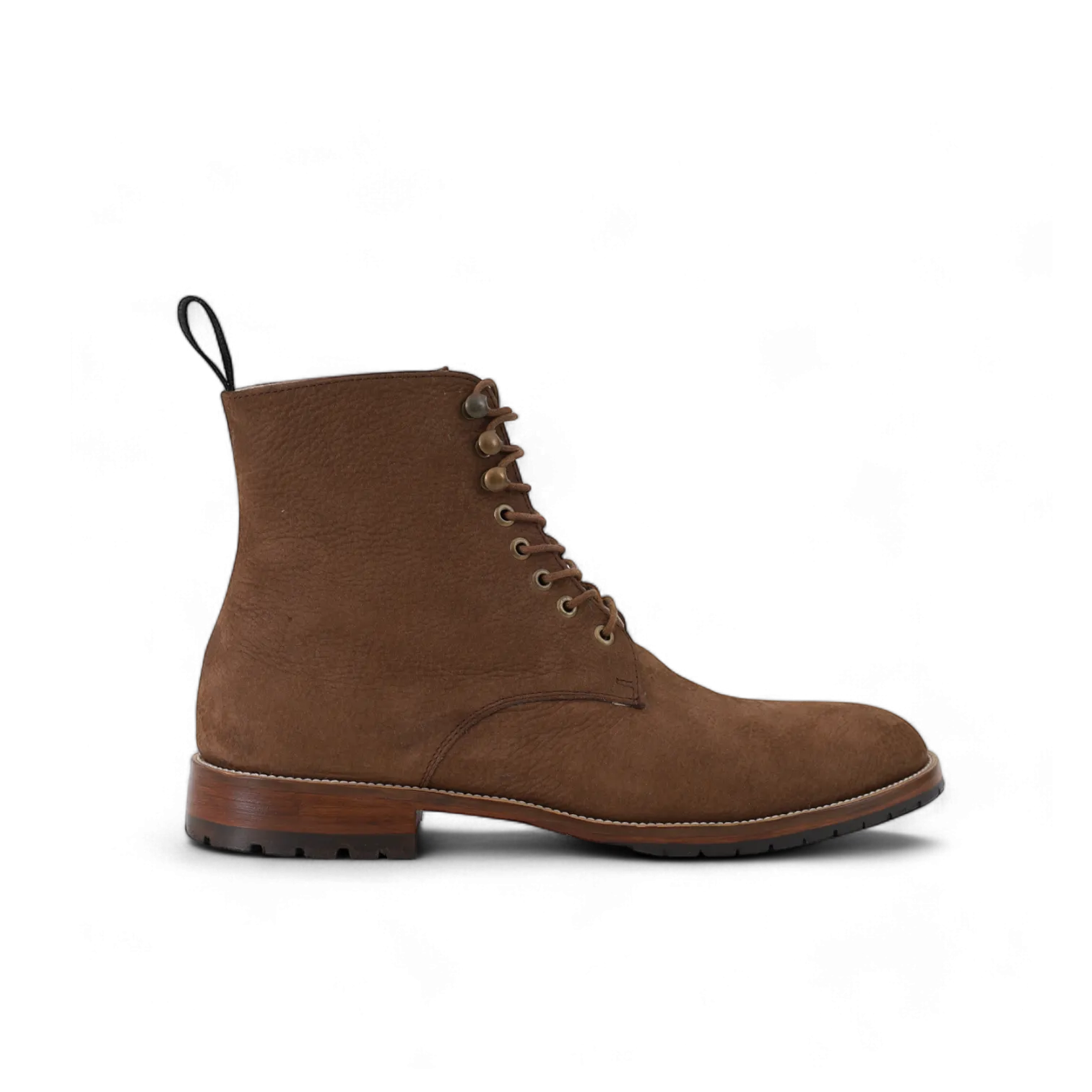 Combat Boots Classique – Nubuck Caramel - Yanni.