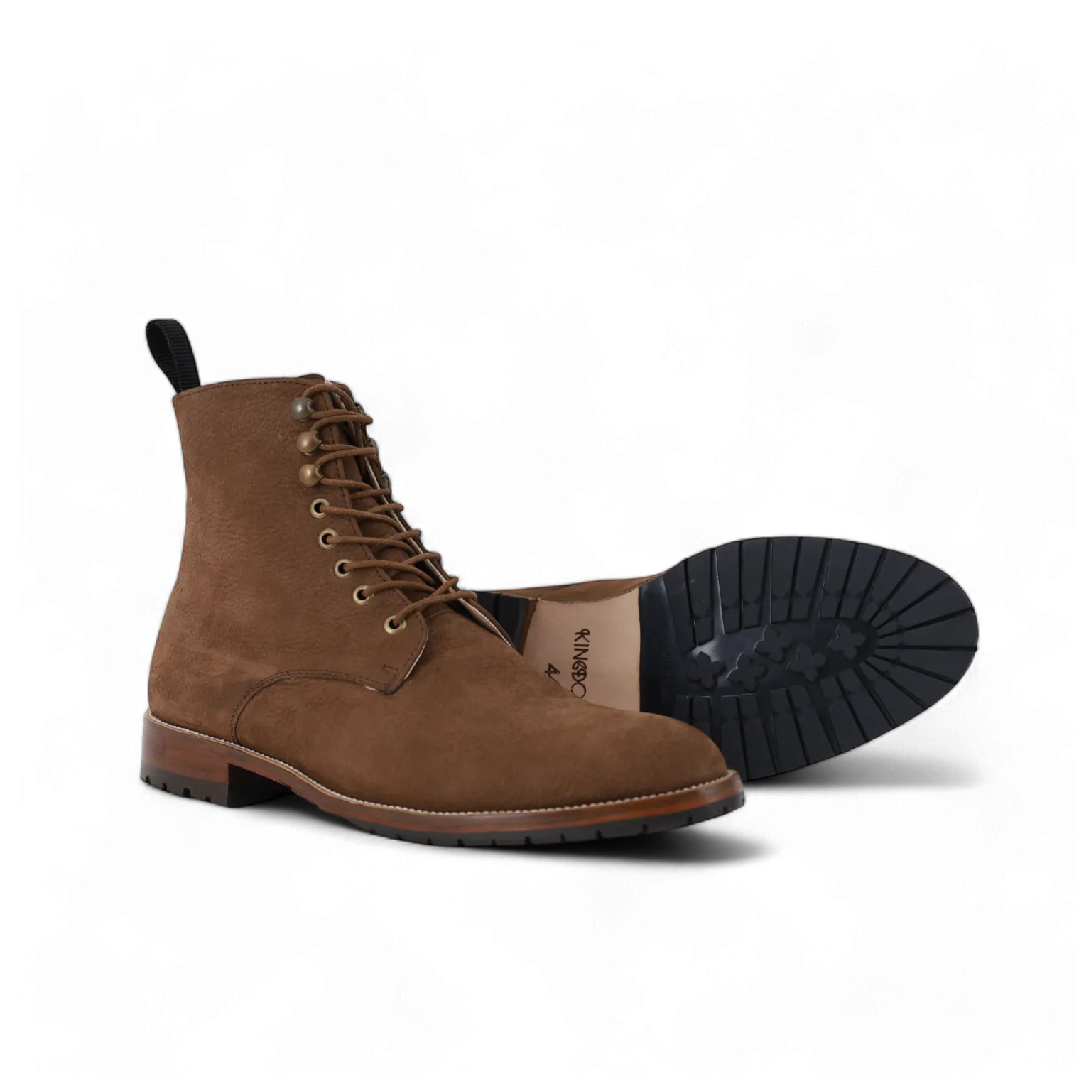 Combat Boots Classique – Nubuck Caramel - Yanni.