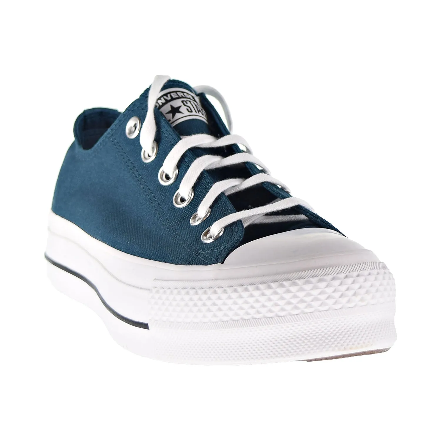 Converse Chuck Taylor All Star Lift Ox Women's Shoes Midnight Turq-White-Black