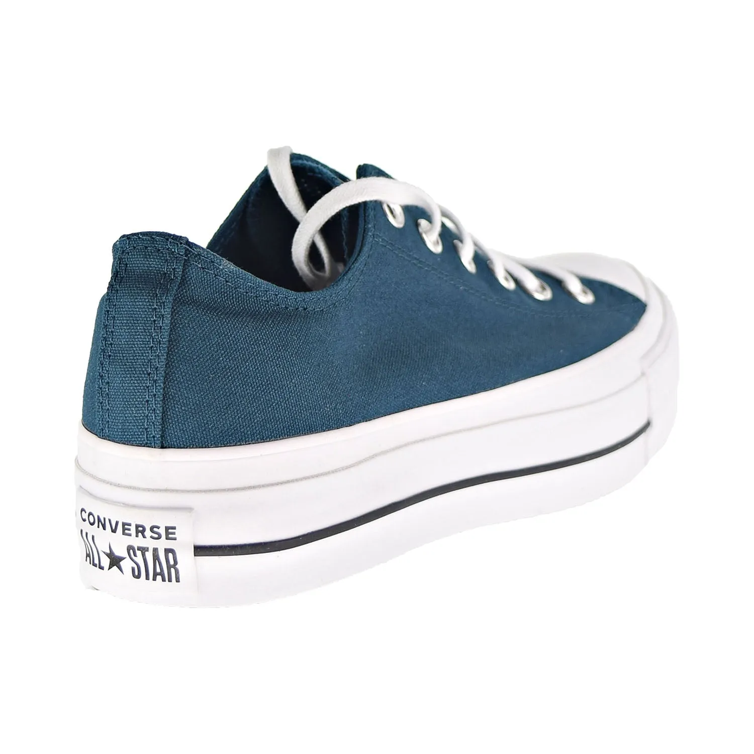 Converse Chuck Taylor All Star Lift Ox Women's Shoes Midnight Turq-White-Black