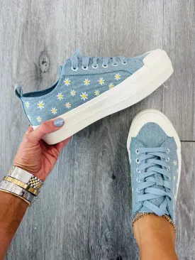 Corkys Take The Lead Denim Daisy Sneakers