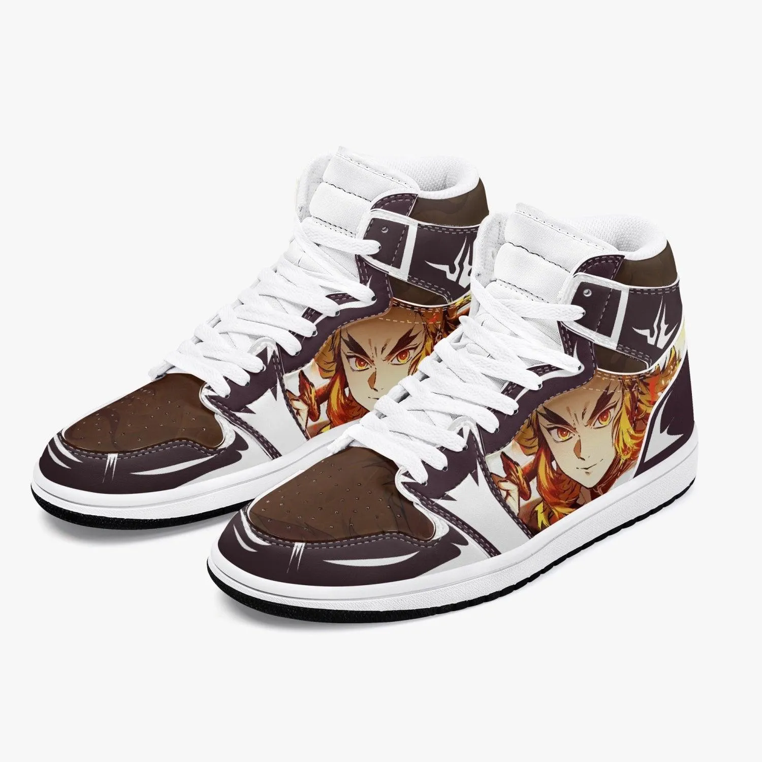 Demon Slayer Kyojuro Rengoku JD1 Mid Anime Shoes