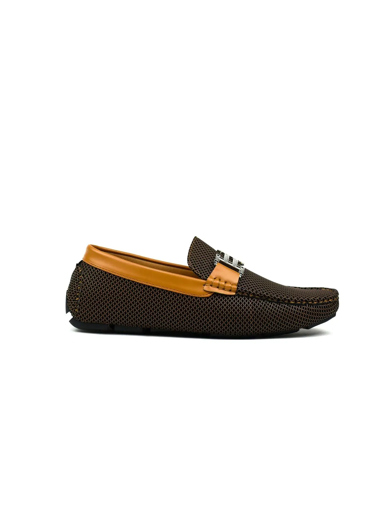 Double H Buckle Loafer Tan