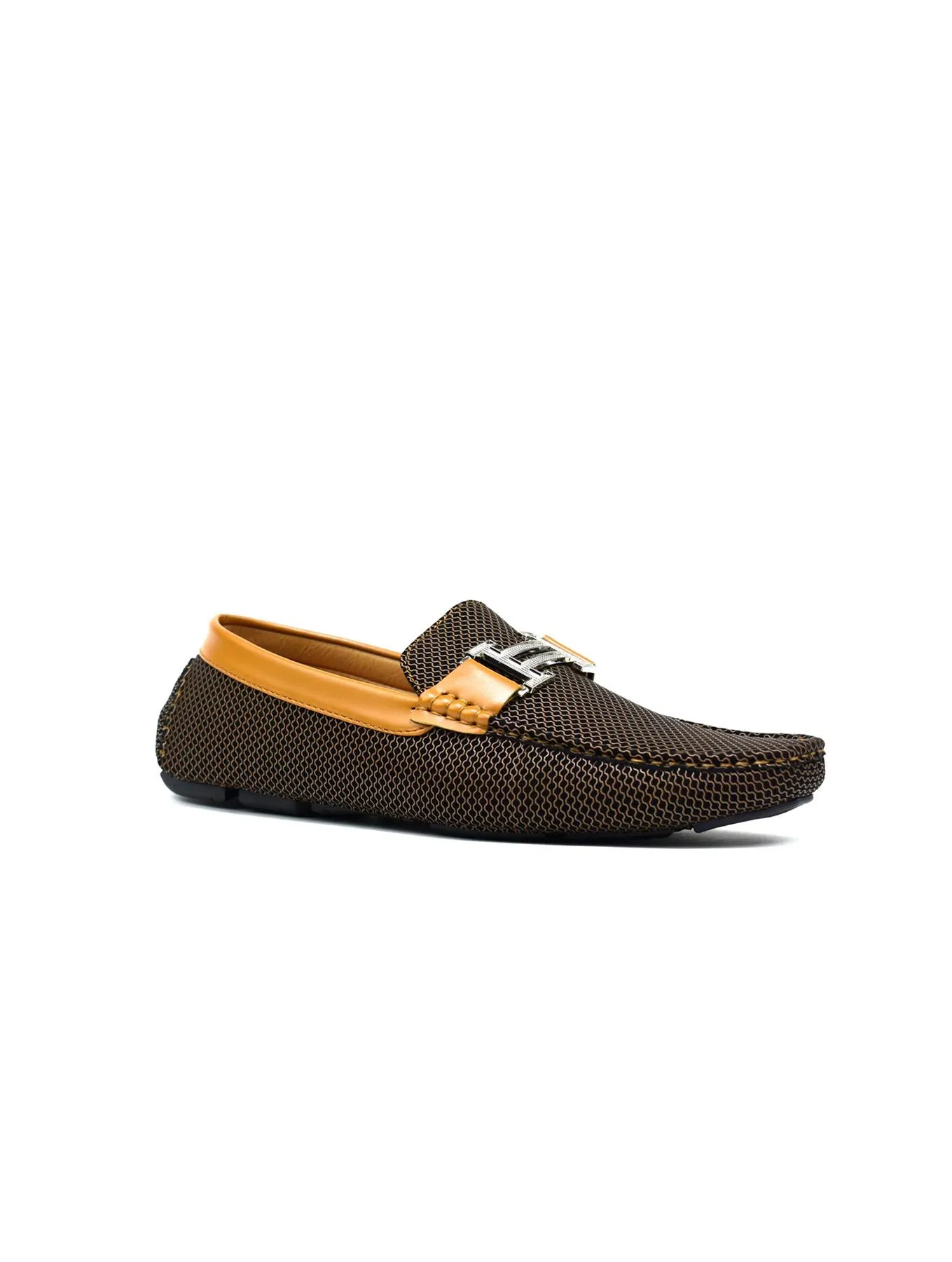 Double H Buckle Loafer Tan