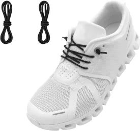Elastic Shoelaces for On Cloud Sneakers, 1/10" (2.5mm) Stretchy Round Bungee Strings Replacement Speed Laces