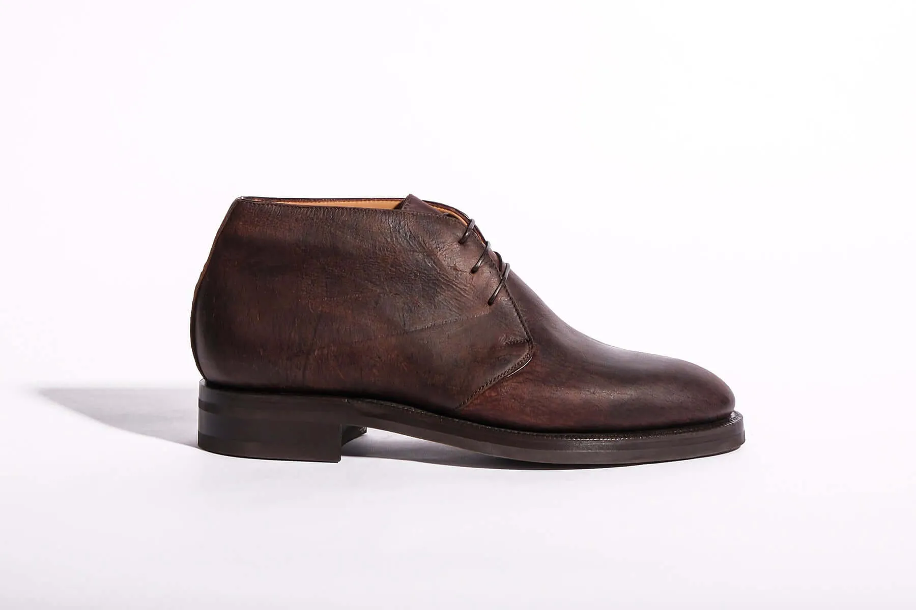 Enzo Bonafe Art. 3403MOD Chukka Boots In Snuff Waxy Kudu