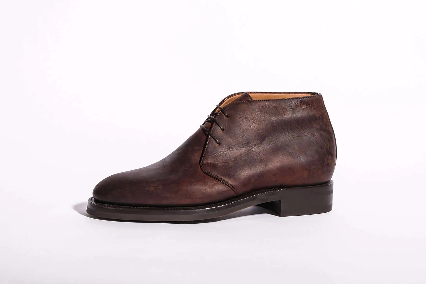 Enzo Bonafe Art. 3403MOD Chukka Boots In Snuff Waxy Kudu
