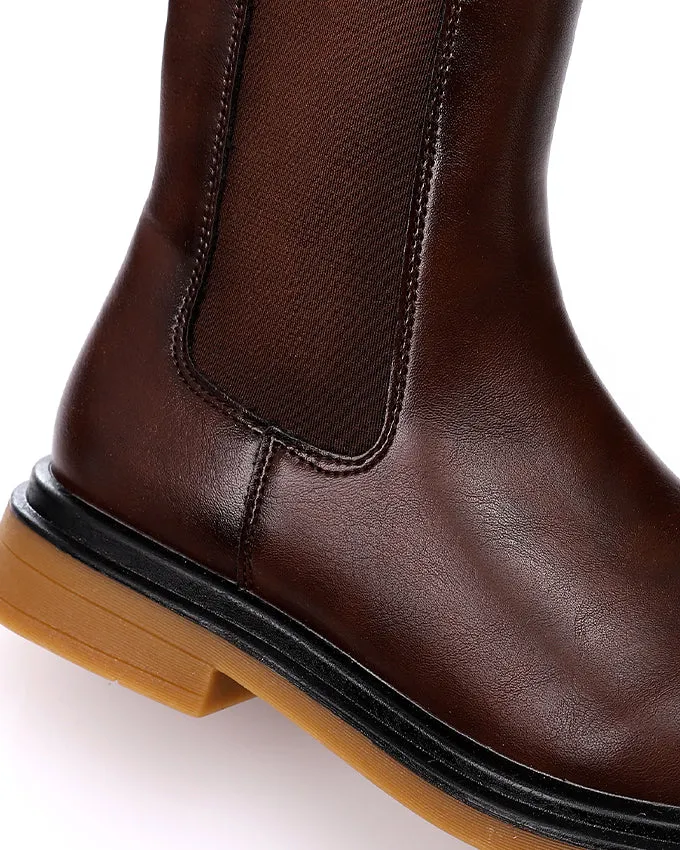 GOR-DVTH-005 Leather Half Boot