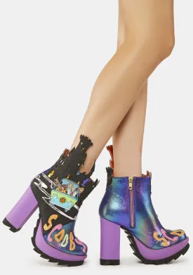 Hold On Gang Platform Boots