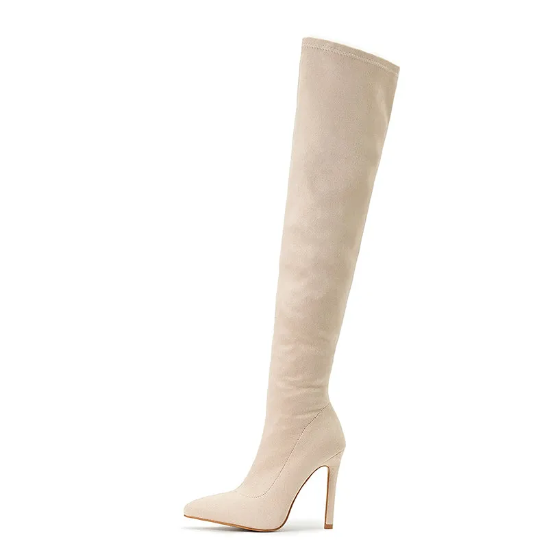 Hydrangea Over-knee Boots