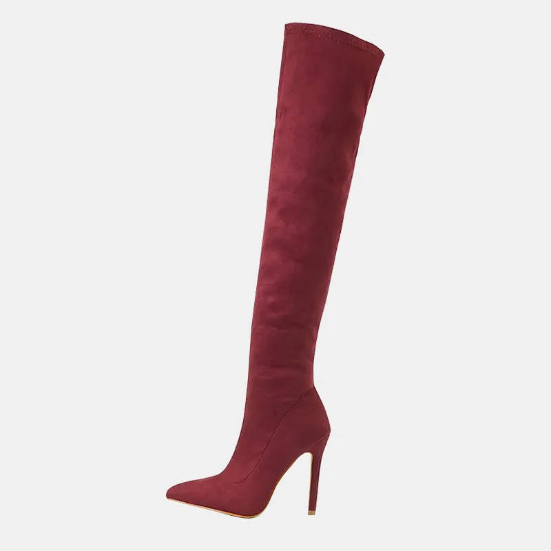 Hydrangea Over-knee Boots