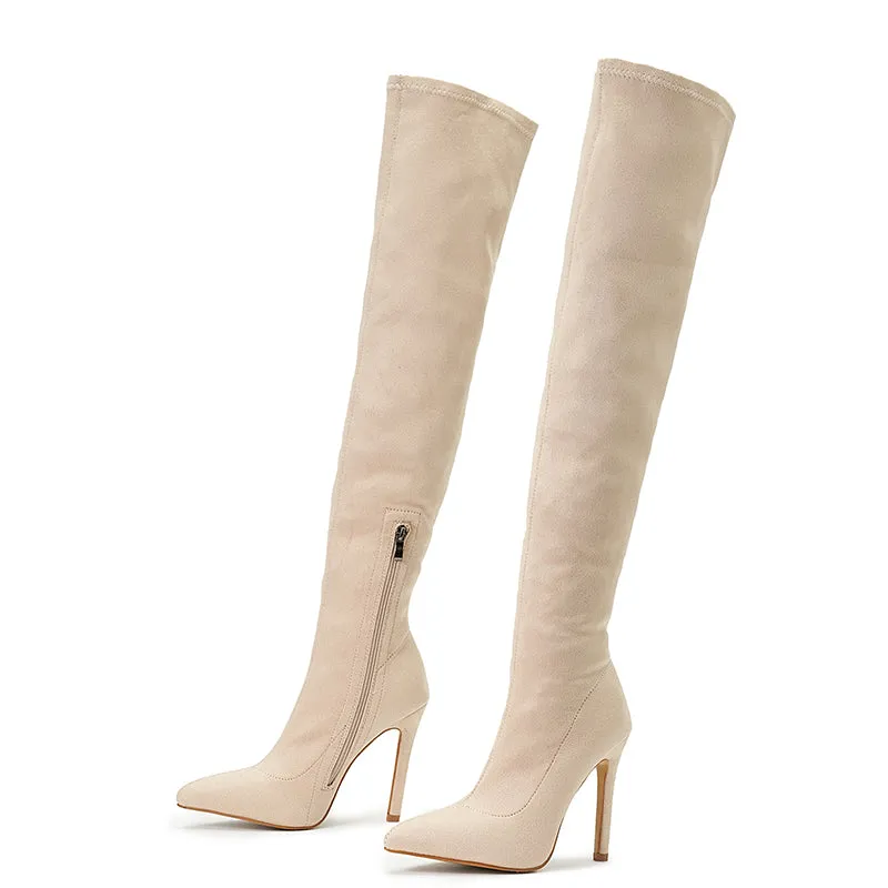 Hydrangea Over-knee Boots