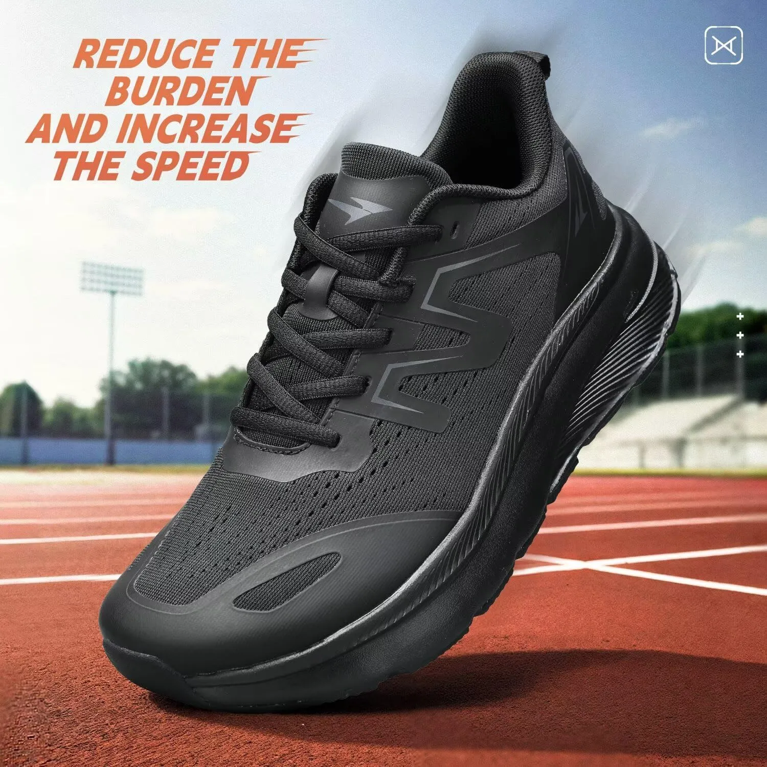 KDN Men's Road Running Shoes Wide Toe Box Shoes for Men Walking Sneakers Gym Workout Tennis Shoes for Wide Feet