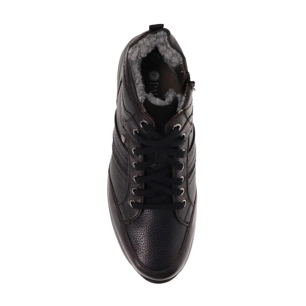 Lace-Up Leather Ankle Boots - PARK40052 / 325 809