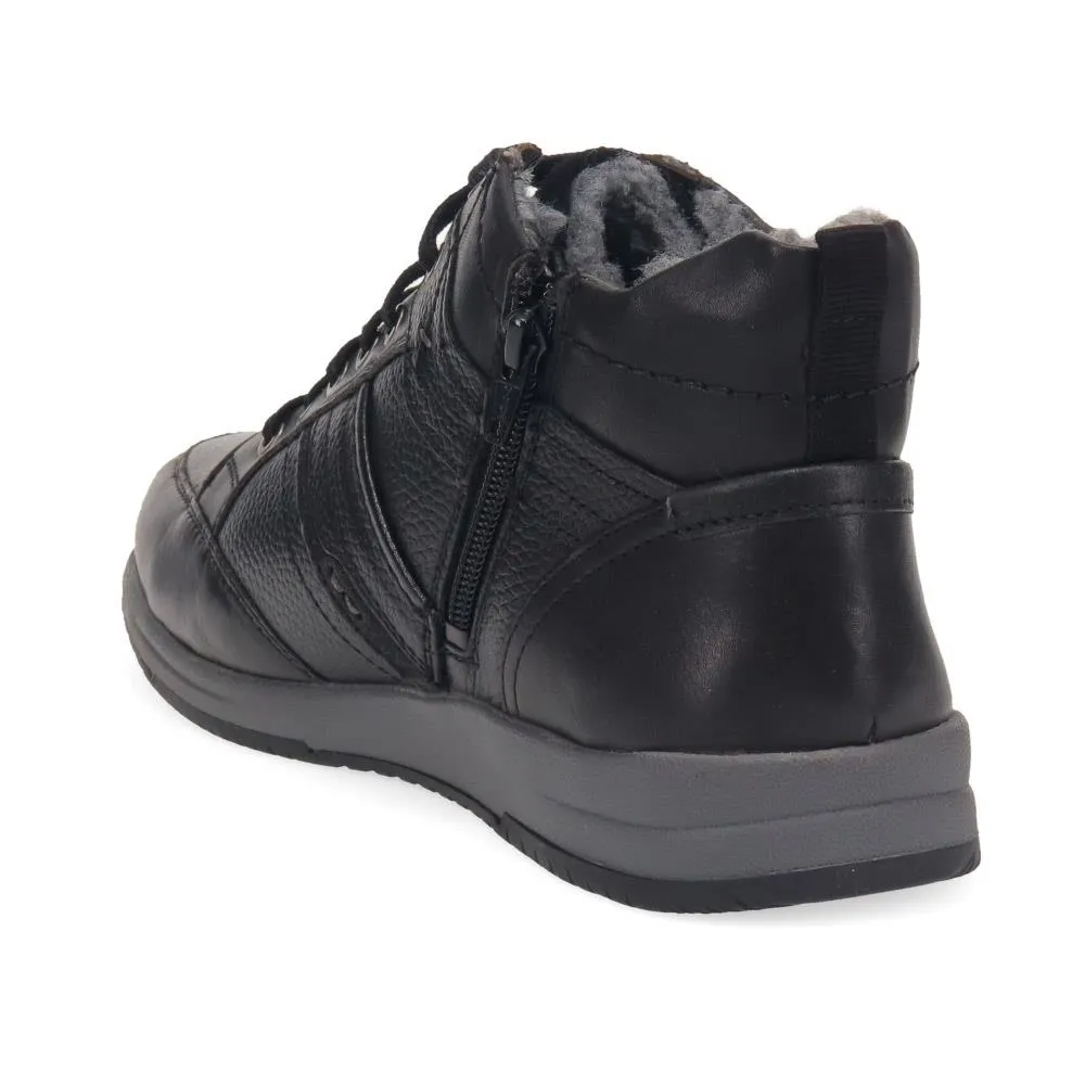 Lace-Up Leather Ankle Boots - PARK40052 / 325 809