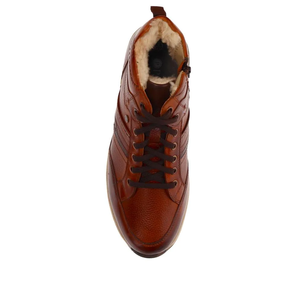 Lace-Up Leather Ankle Boots - PARK40052 / 325 809
