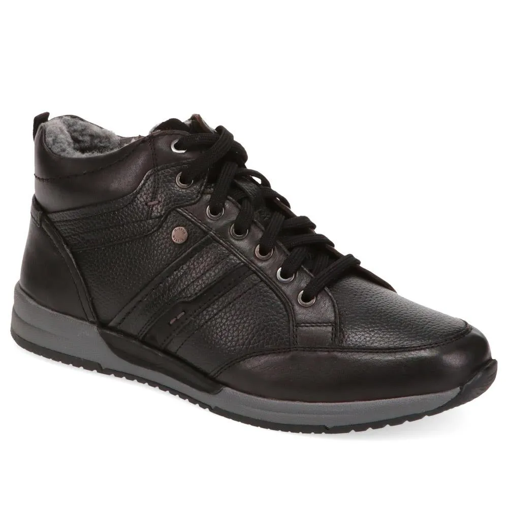 Lace-Up Leather Ankle Boots - PARK40052 / 325 809