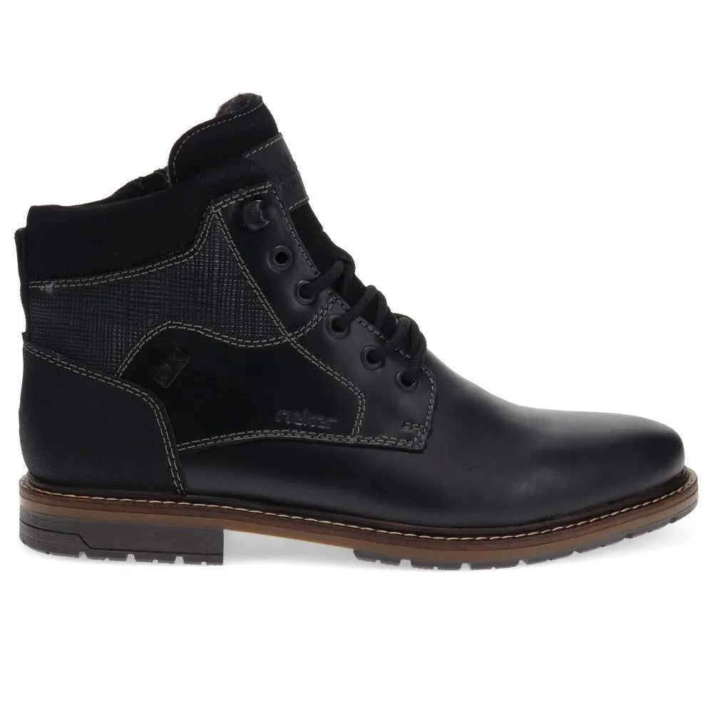 Leather Casual Lace-Up Boots - RKR40514 / 325 911