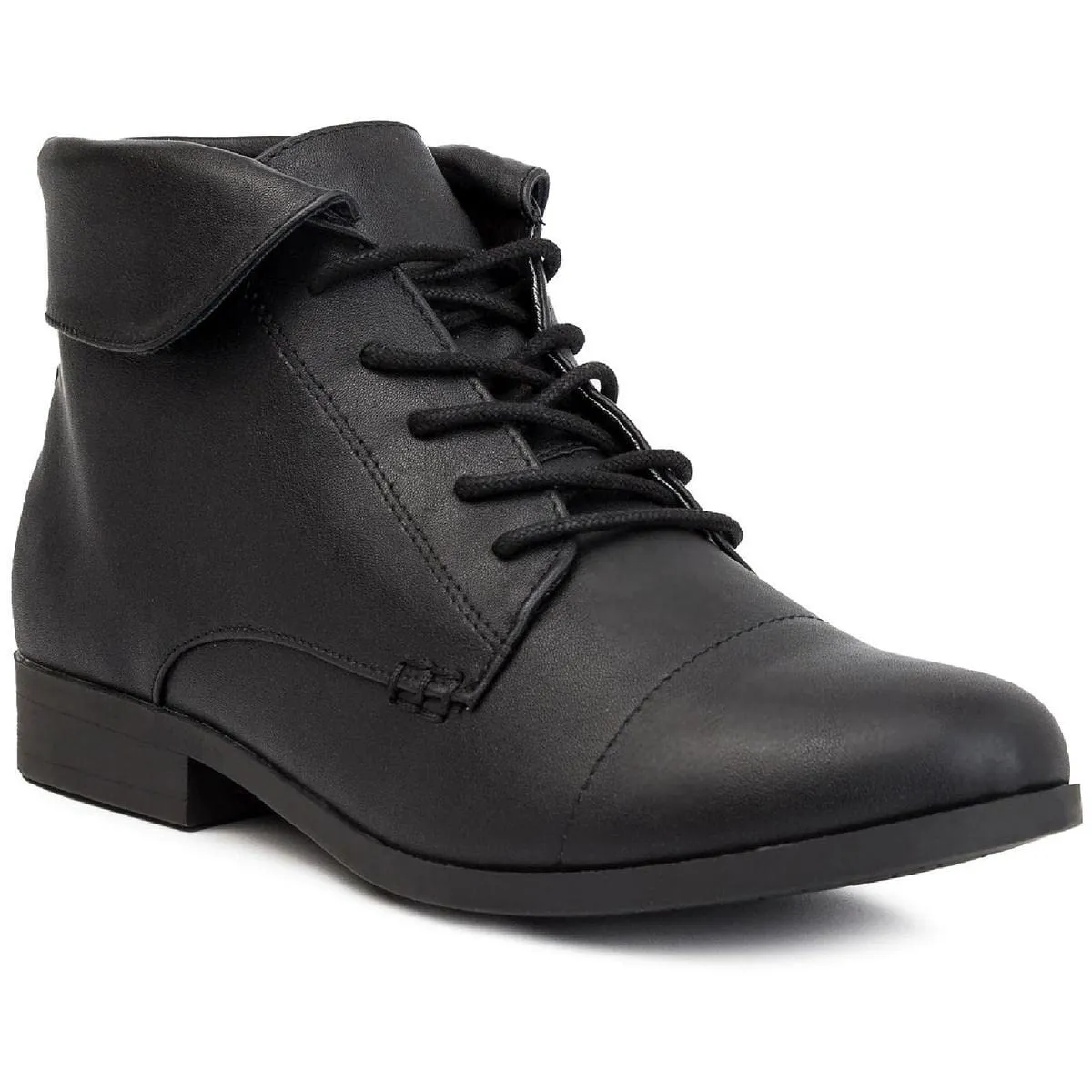 London Fog Womens' Clora Ankle Combat & Lace-up Boots