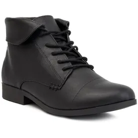 London Fog Womens' Clora Ankle Combat & Lace-up Boots