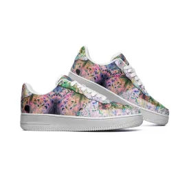 Lurian Wobble Full-Style Psychedelic Platform Sneakers