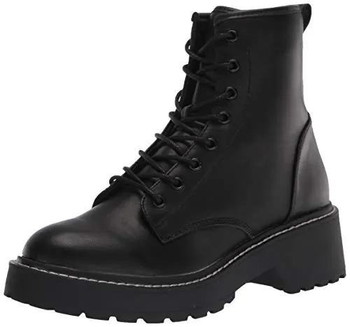 Madden Girl Womens' Carra Combat & Lace-up Boots