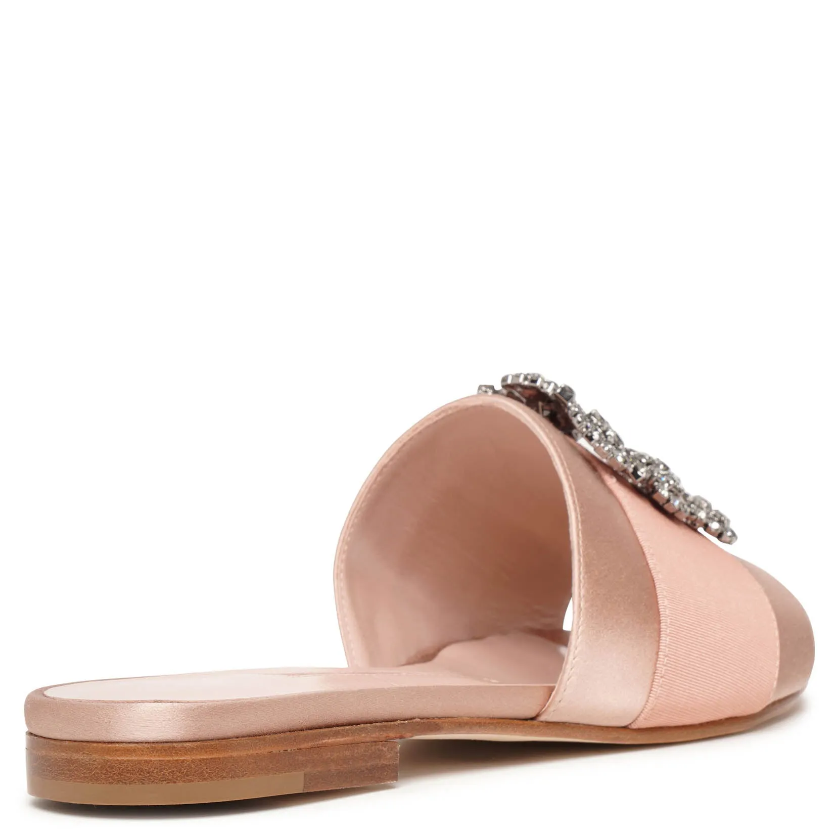 Martamod beige rose satin slides