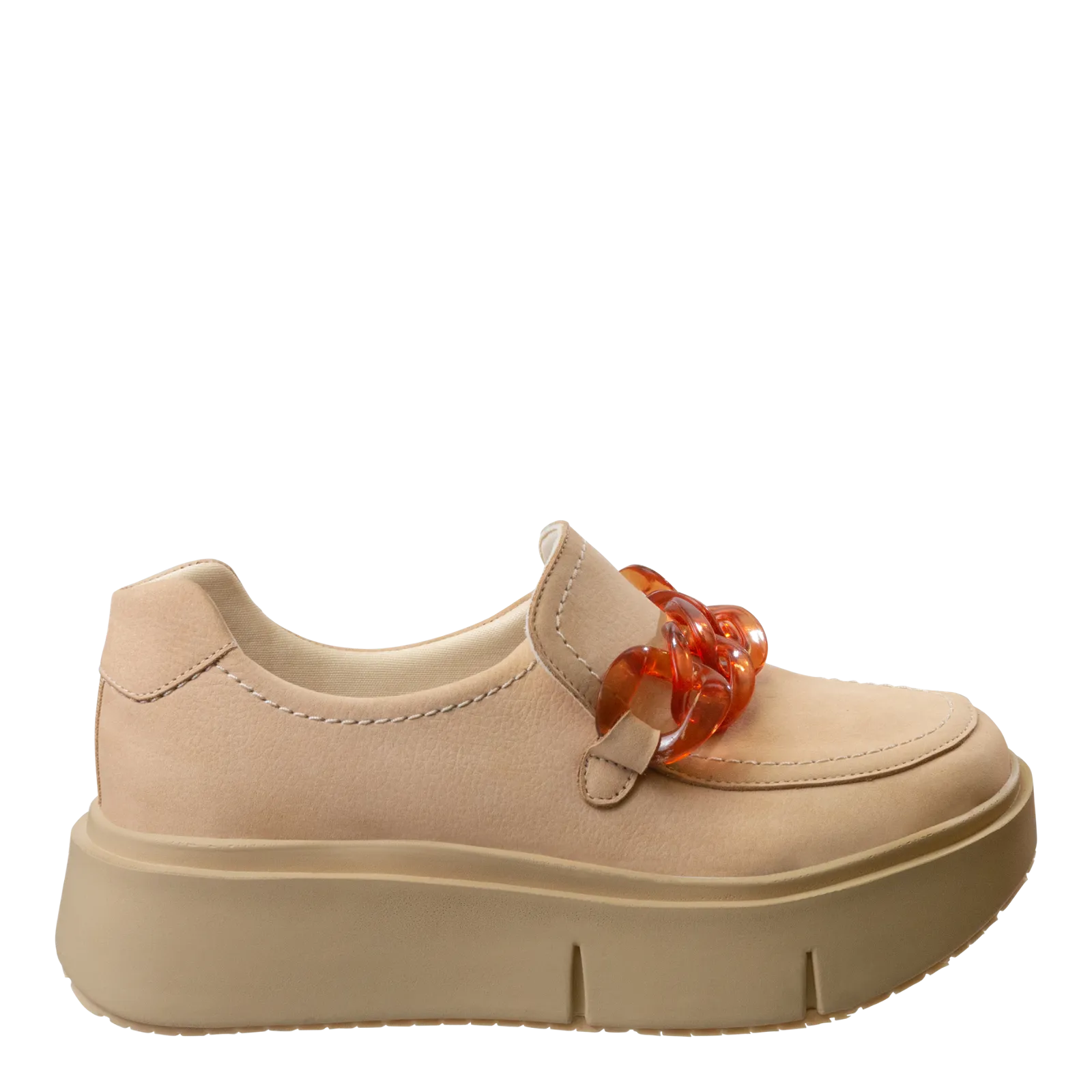 NAKED FEET - PRINCETON in BEIGE Platform Sneakers