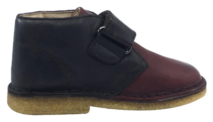 Naturino Boy's and Girl's Hook and Loop Closure Chukka Desert Boot, Moro-Bordeaux