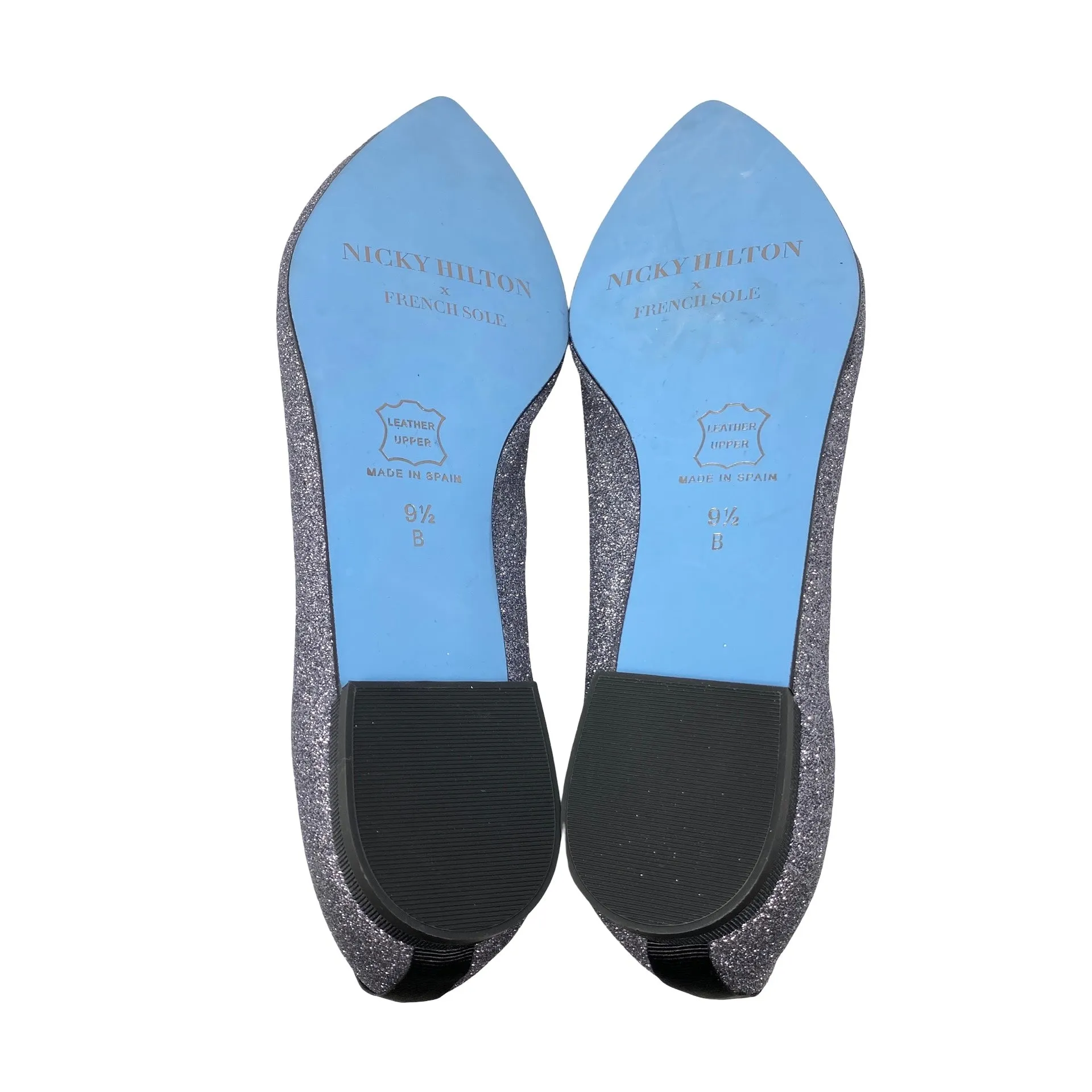 Nicky Hilton x French Sole Theodora Glitter Flats