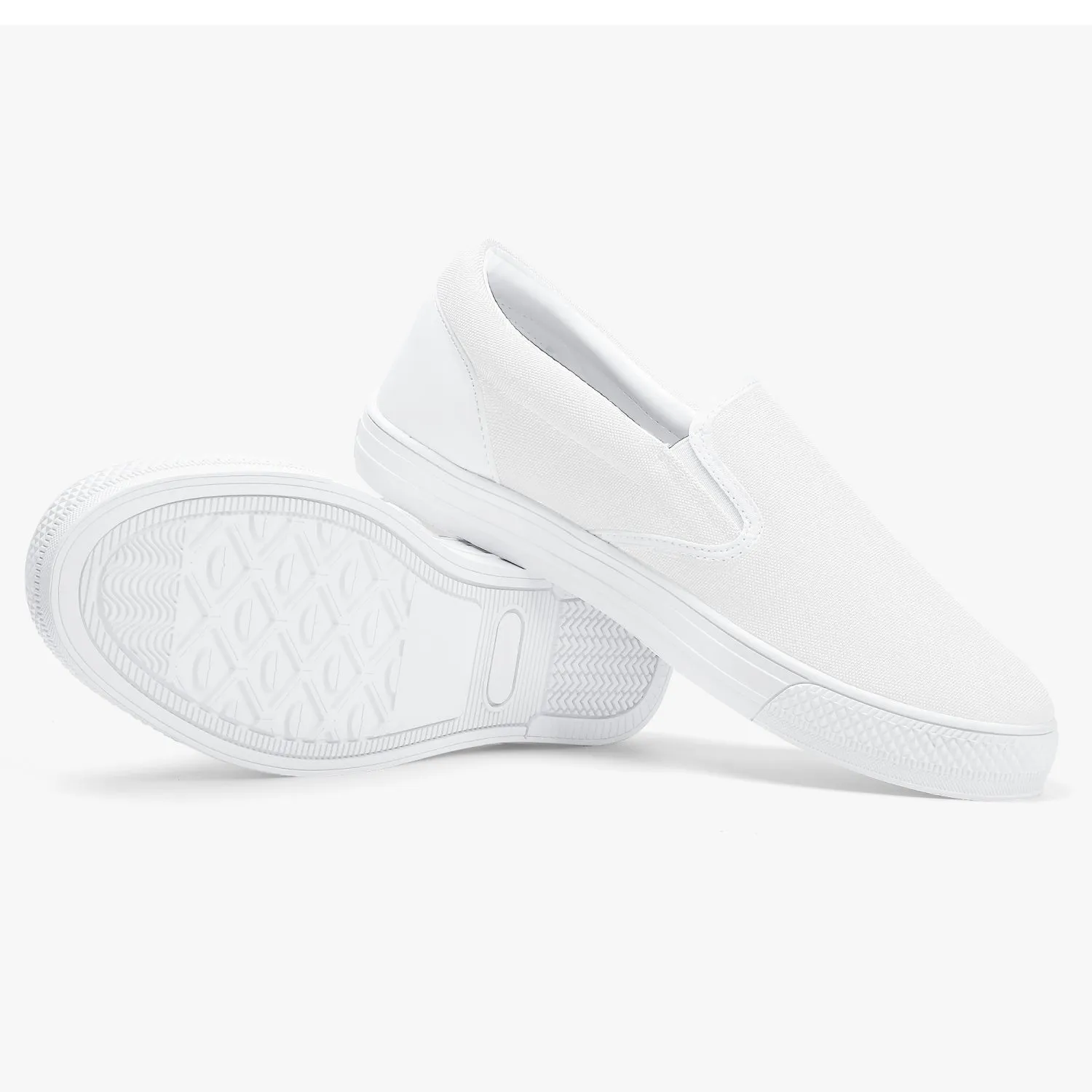 Officially Sexy Mint Laser Classic Slip-On Shoes - White/Black