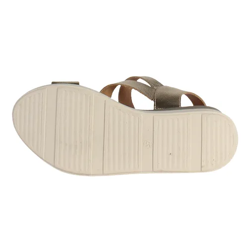 Oh! My Sandals -Platform Sandals - 5417 - Gold