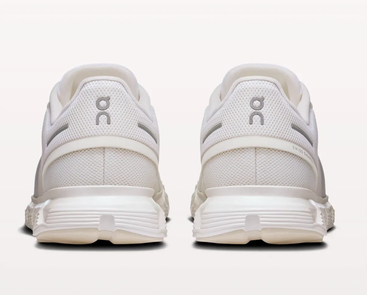 On Running Cloud 6 Women's Sneaker- White/ White