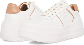 Perrin Women's Sneakers in White Tan