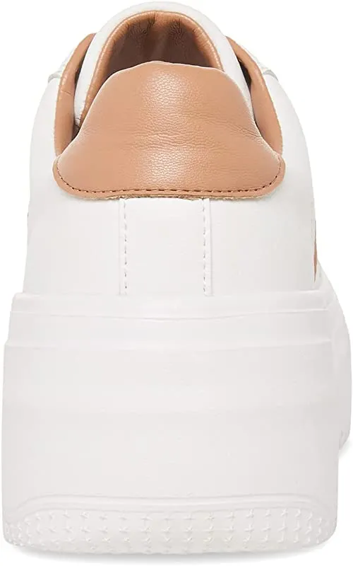 Perrin Women's Sneakers in White Tan