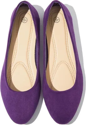 Shupua Flats for Women Round Toe Flat Shoes Dressy Black Ballet Flats Comfortable Womens Dress Shoes Ballerina Flats for Work