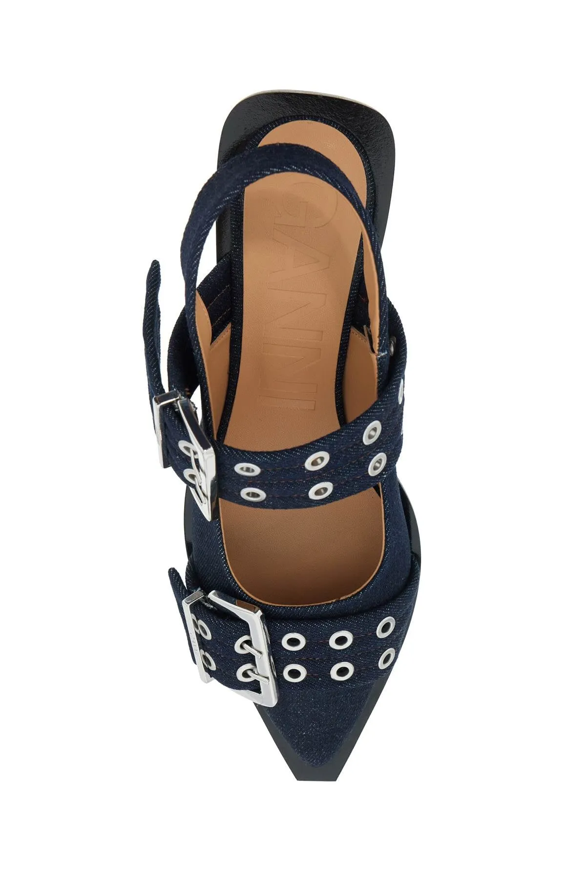 slingback flats S2797 DARK NAVY
