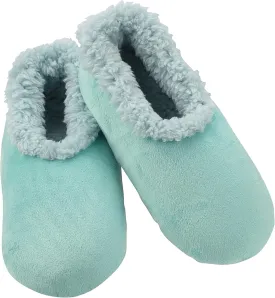 Snoozies Sherpa-Lined Slipper Socks for Women - Fuzzy, Cute, and Cozy Slippers for Women with Non-Slip Sole - Washable House Slippers