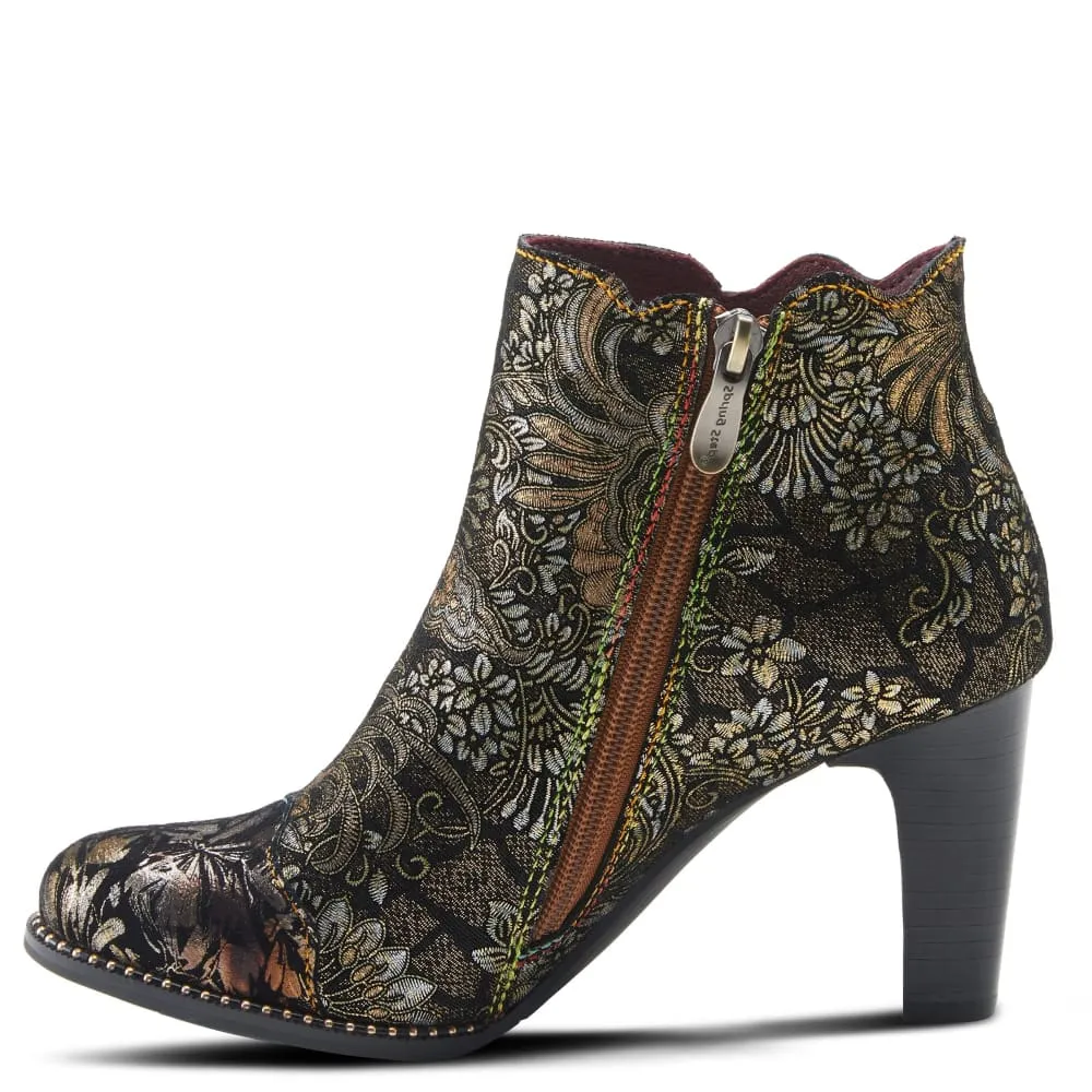 Spring Step Shoes L'Artiste Smokinhot Women's Multi Color Leather Heeled Boots