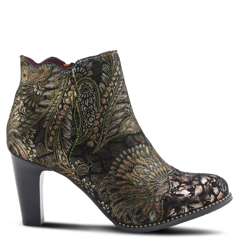 Spring Step Shoes L'Artiste Smokinhot Women's Multi Color Leather Heeled Boots