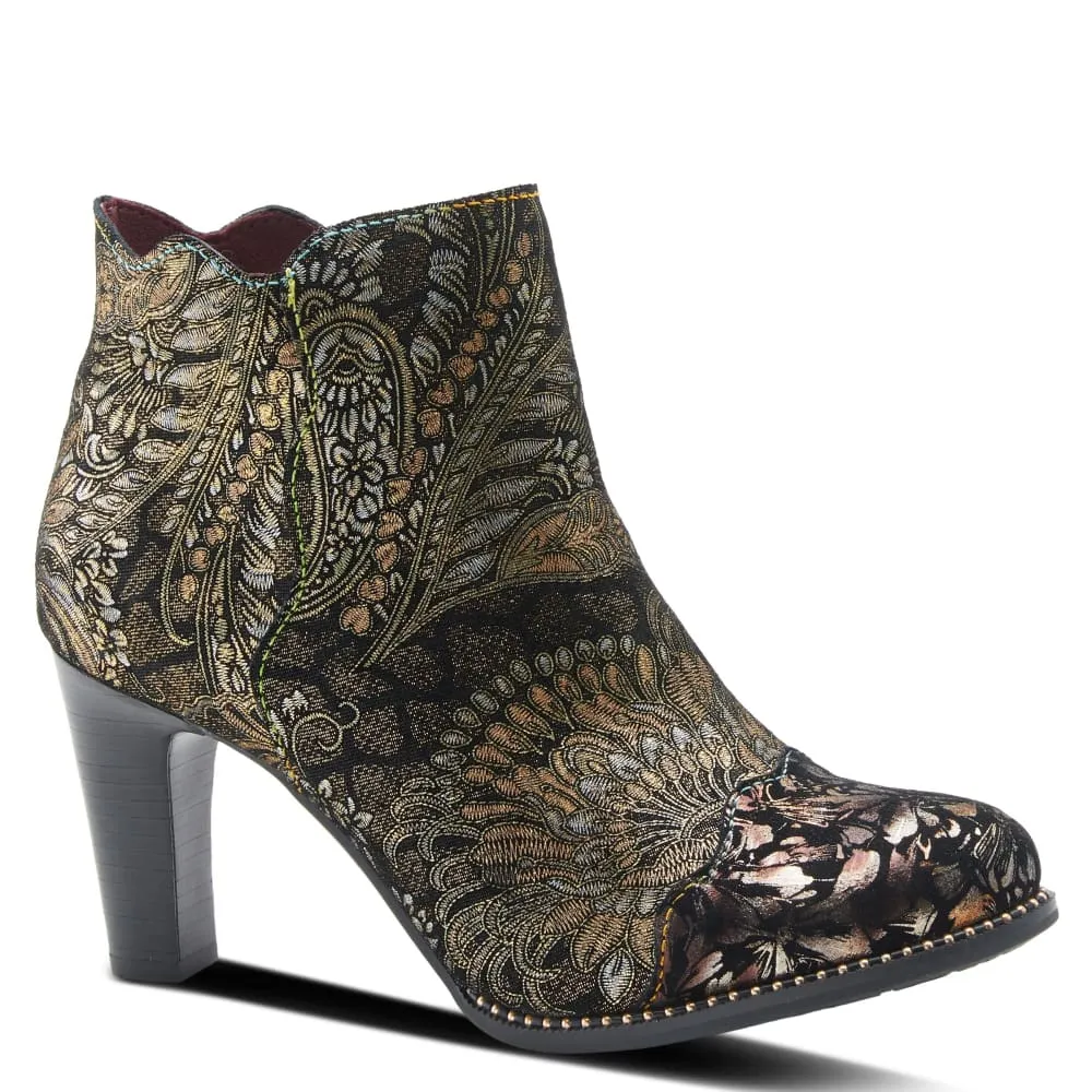 Spring Step Shoes L'Artiste Smokinhot Women's Multi Color Leather Heeled Boots