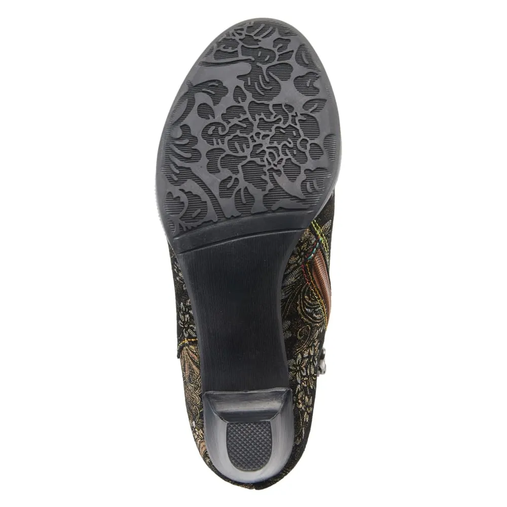 Spring Step Shoes L'Artiste Smokinhot Women's Multi Color Leather Heeled Boots