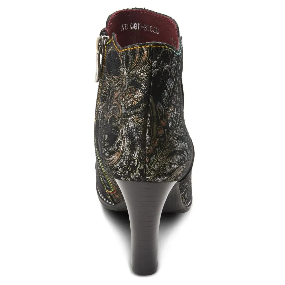 Spring Step Shoes L'Artiste Smokinhot Women's Multi Color Leather Heeled Boots