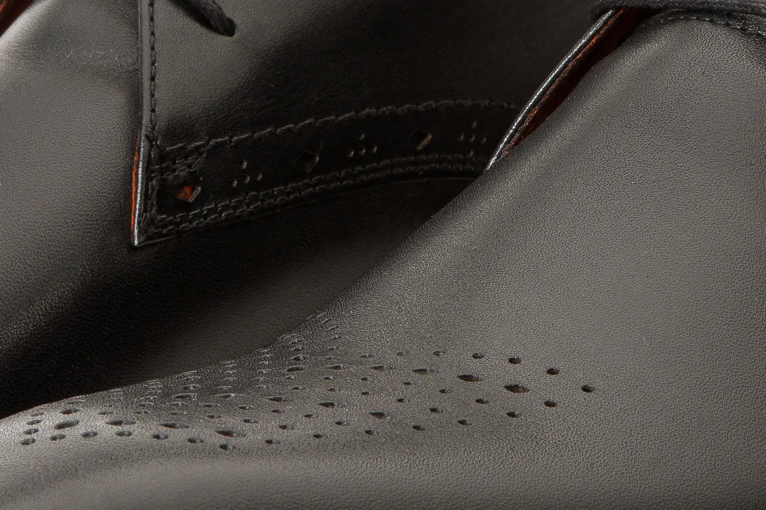 The Dessalines Black Leather Chukka Brogue Dress Men Boot Final Sale!