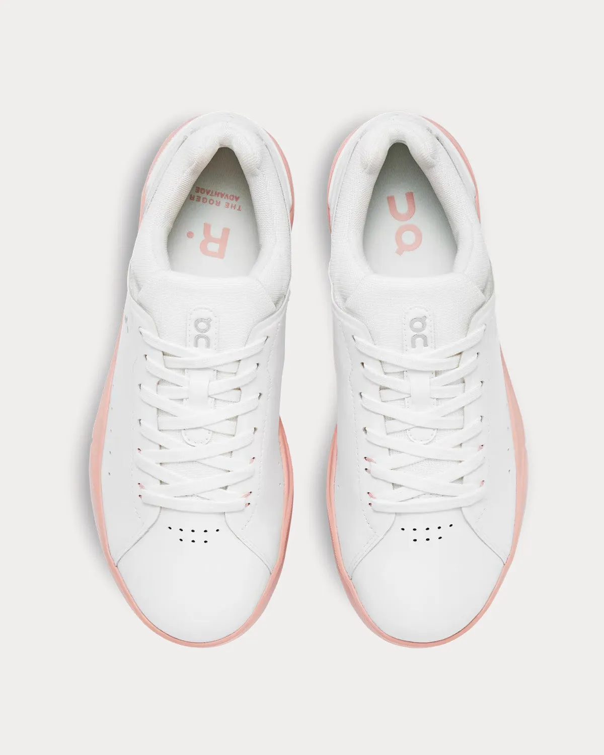 The Rodger Advantage White / Woodrose Low Top Sneakers