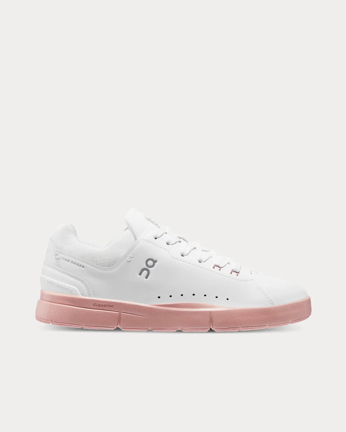 The Rodger Advantage White / Woodrose Low Top Sneakers